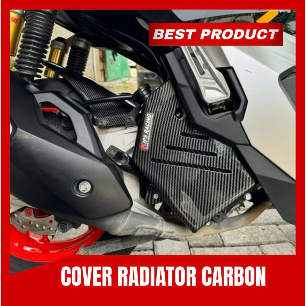 PCX 160 STYLO ADV CARBON KIPS RC ฝาครอบวิทยุ ▪️หม้อน้ํา stylo carbon adv 160 carbon vario 160 carbon Cover หม้อน้ํา pcx 160 คาร์บอน variation pcx 160 อุปกรณ์เสริม pcx 160