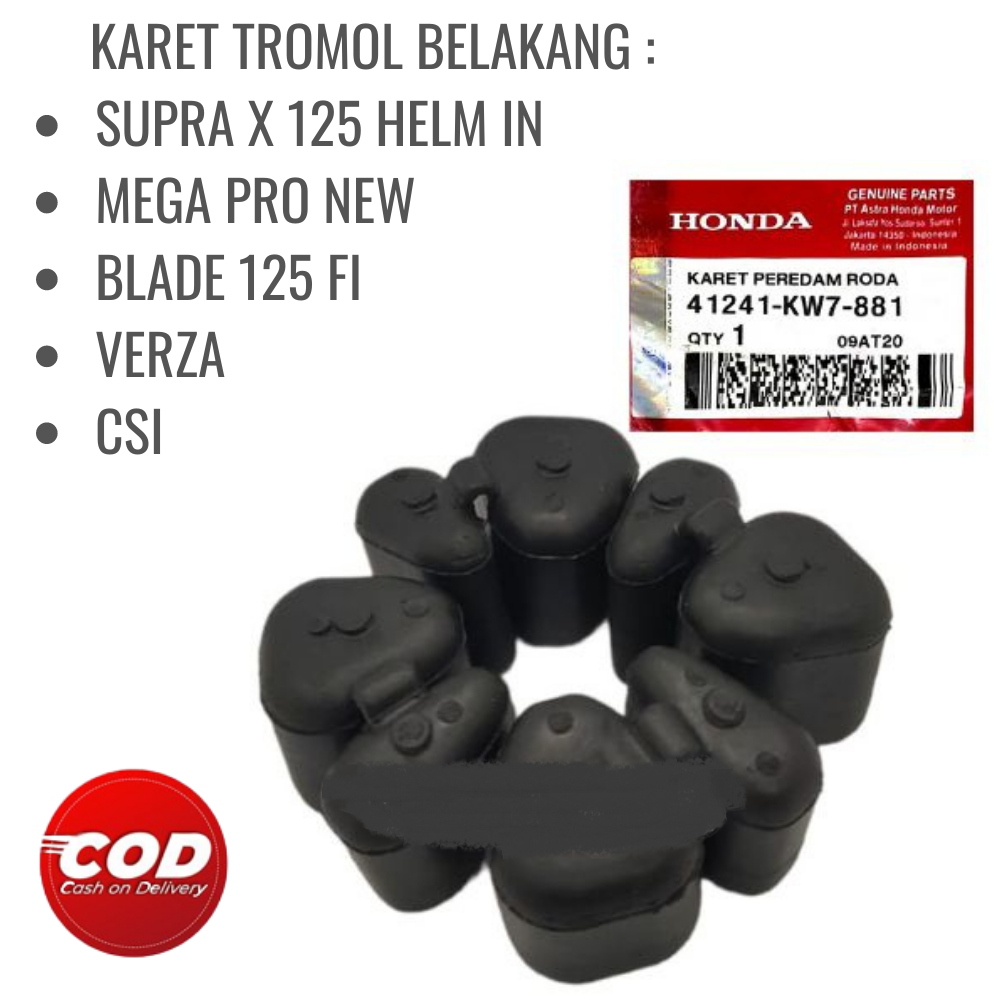 SUPRA X 125 DD (KW7) ยางกลอง cs1 supra x 125 DD หมวกกันน็อคในใบมีดแผ่นคู่ใหม่