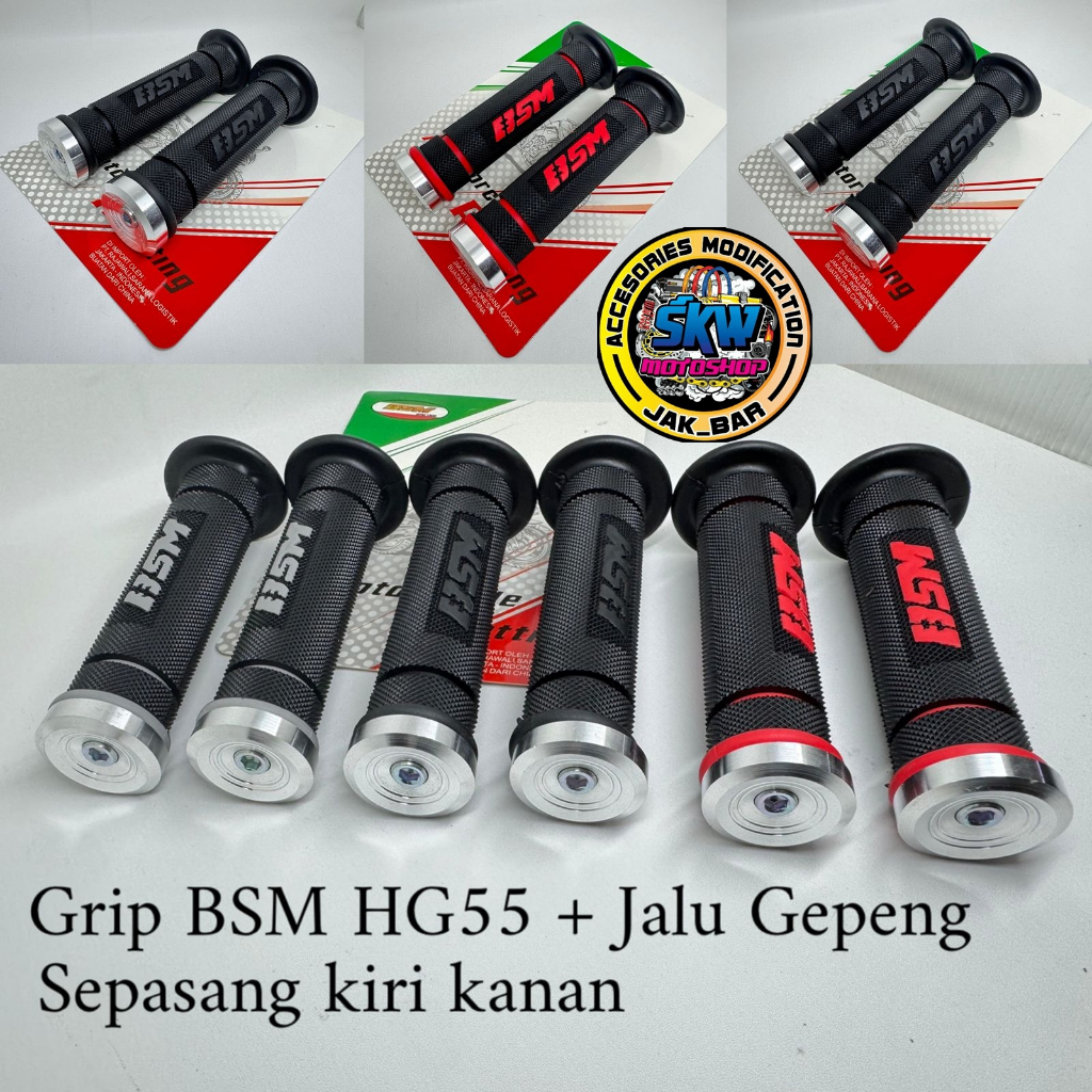 ฝาครอบแก๊ส BSM HG55 ดั้งเดิม + แฮนด์โครเมียมแบน รุ่น heng thailook