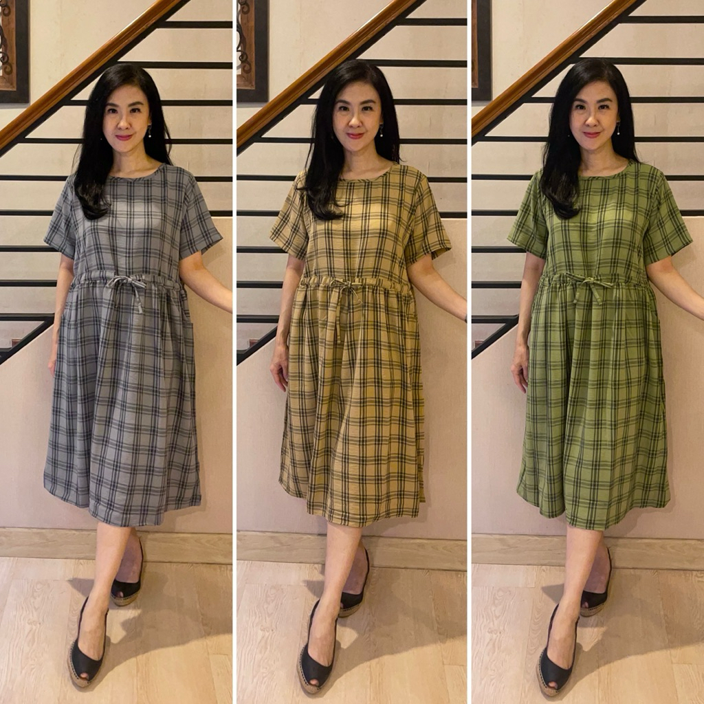 เดรสอําพัน ทุกไซส์ LD 108 cm