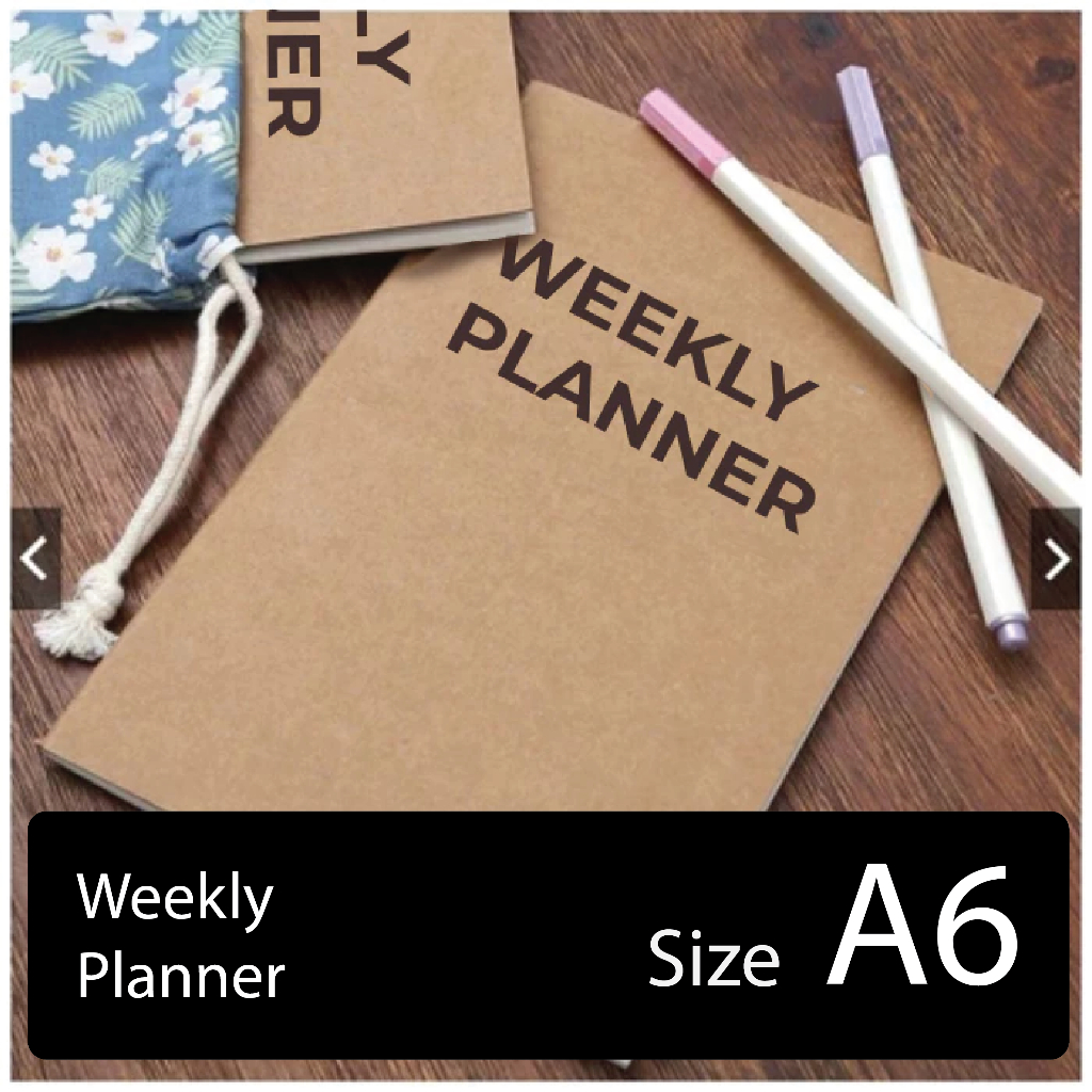 [CRUELL] Kraft Weekly Planner A6 / Weekly Planner