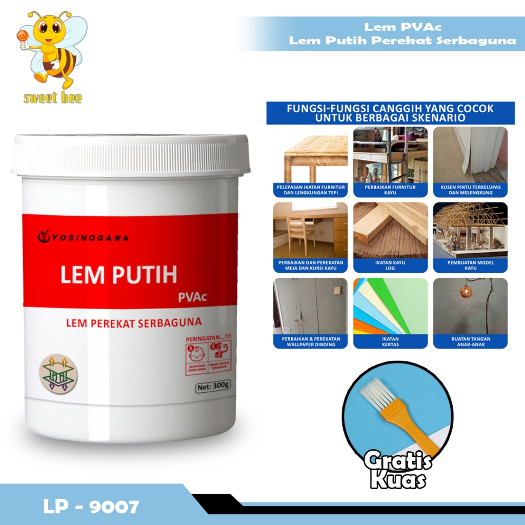 Sweetbee-MULTIPURPOSE ADHESIVE GLUE WHITE WOOD PVC GLUE