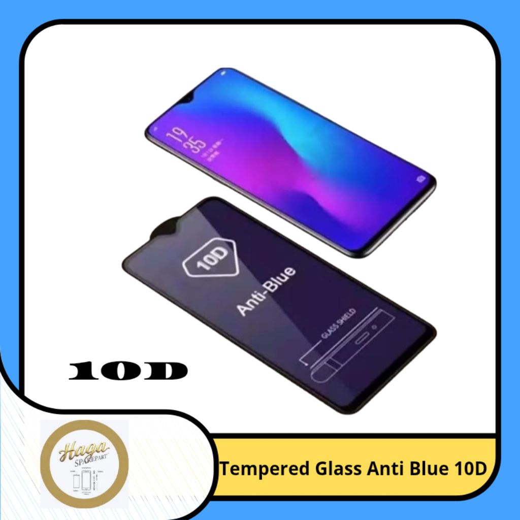 กระจกนิรภัย Anti Blue 10D A5s A52/A92 A57 2020 A72 5G A74 4G A74 5G A77s A76 A78 5G A91 A93 A95 4G A