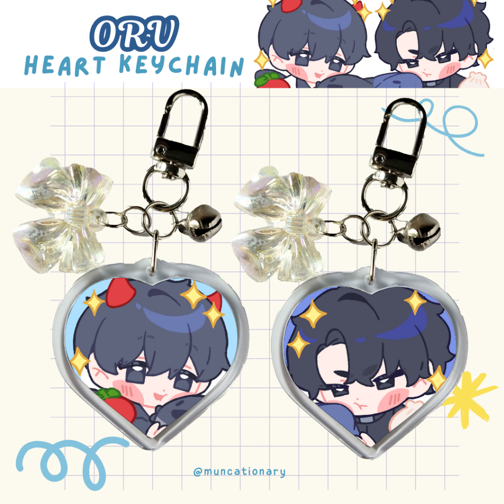 [อนุสาวรีย์] พวงกุญแจหัวใจ ORV Omnisent Readers Viewpoint Kim Dokmar Yoo Jonghyuk Fanmerch