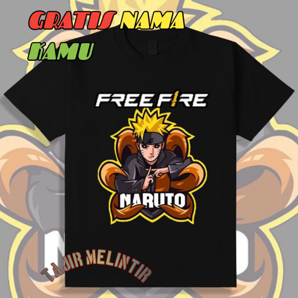 FF CHILDRENS CLOTHES FF NARUTO FREEFIRE CHILDRENS เสื้อยืด