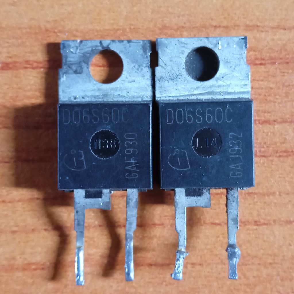 DIODE D06S60C (6A 600V) วาดต้นฉบับผ่านการทดสอบปกติราคา 1 ชิ้น