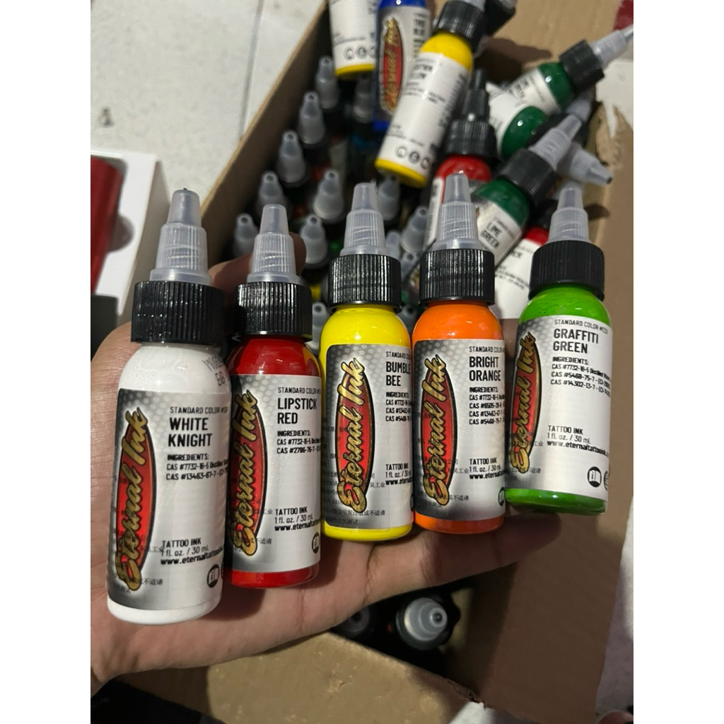 หมึก ETERNAL ดั้งเดิม 30ml/1oz | รอยสักหมึก ETERNAL | หมึกสัก ETERNAL | ETERNAL INK TATTOO INK | FGR
