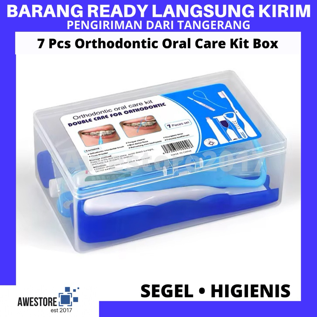 ชุดดูแลช่องปากชุดจัดฟัน Ortho Ortho Braces Braces Dental Wax 1 ชุดไหมขัดฟัน