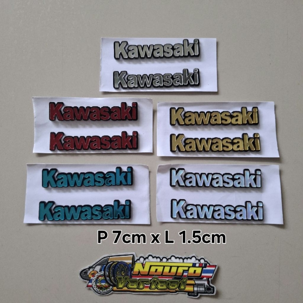 KAWASAKI ตราสัญลักษณ์อะคริลิคคุณภาพคาวาซากิ