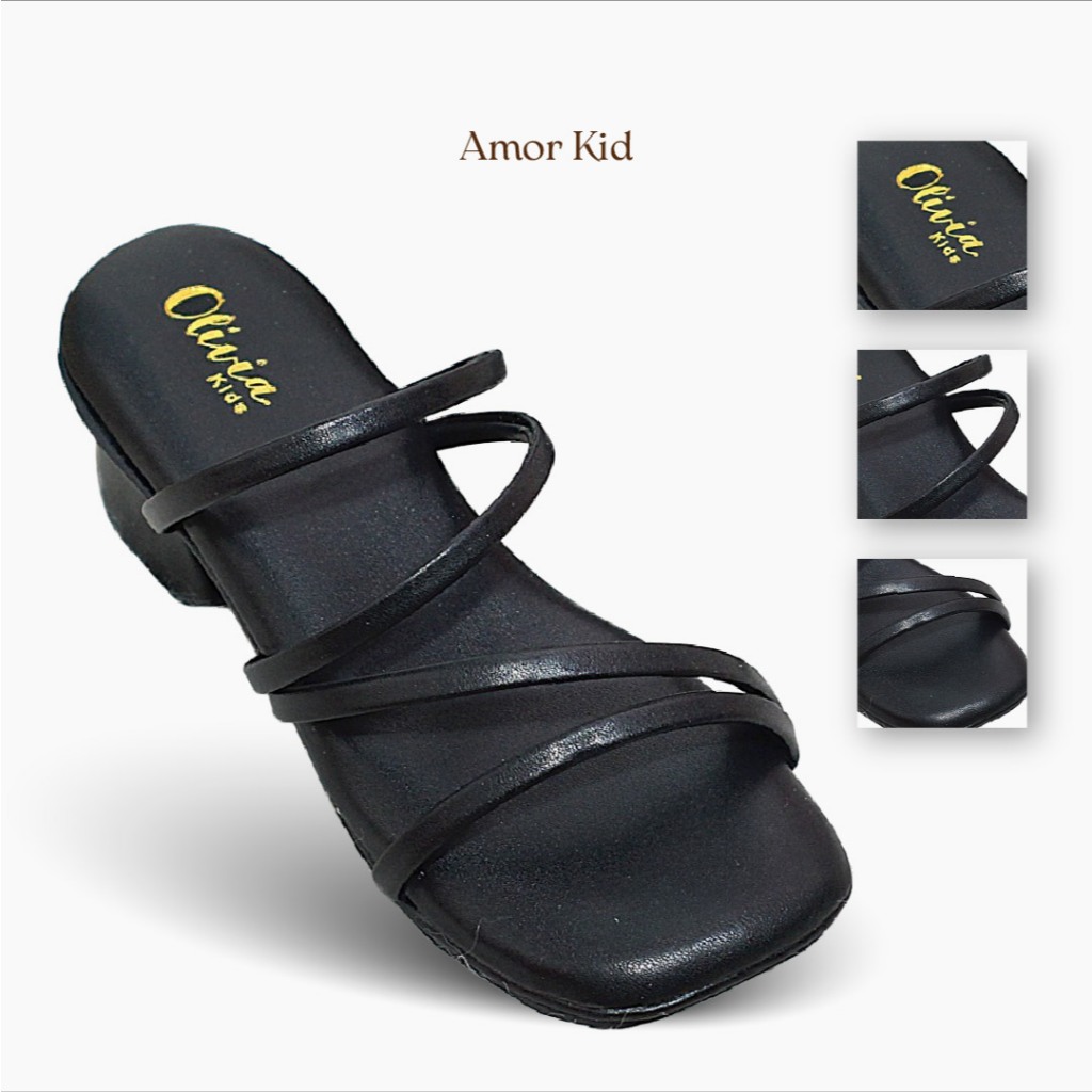 BrownBells Amor Kids Heels for Girls - Amor Kids Heels 01