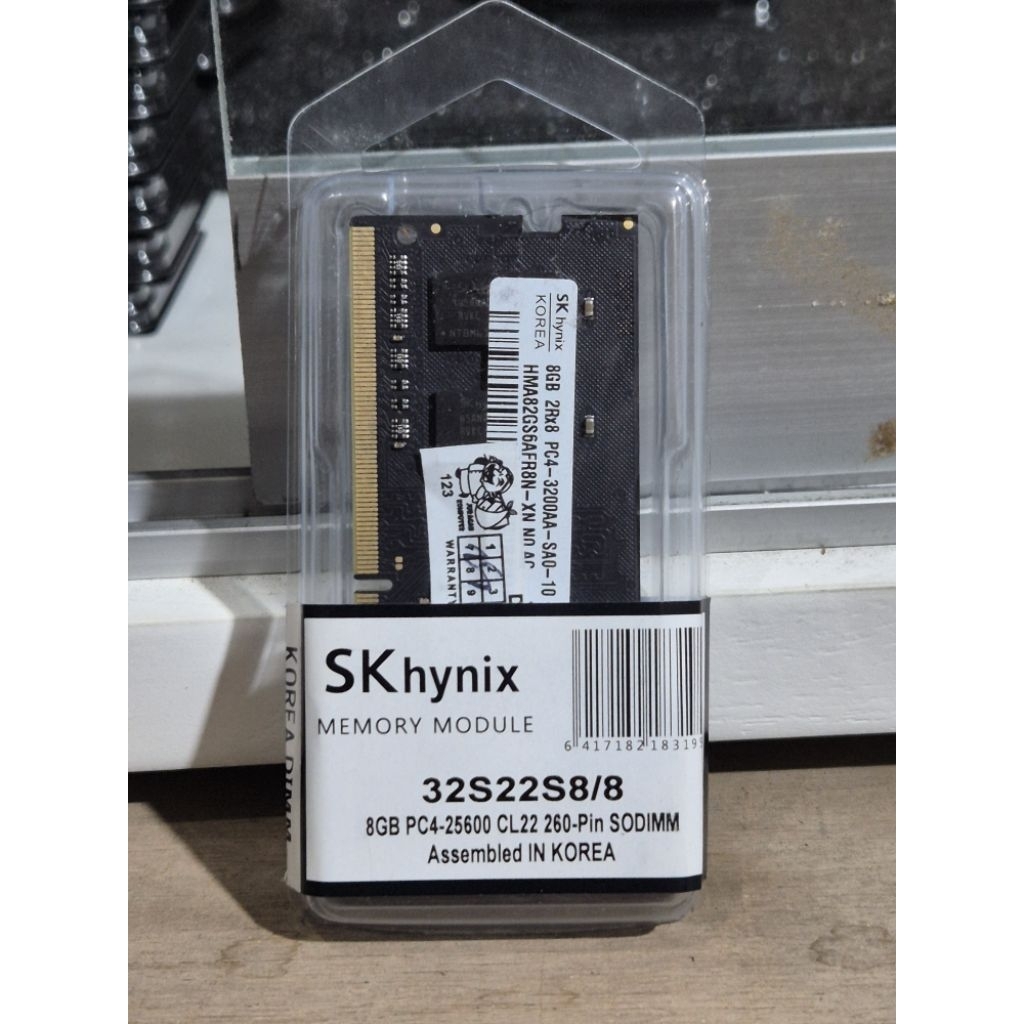 RAM SK Hynix SoDiMM 8GB 3200 Mhz DDR4 PC4-3200 หน่วยความจําแล็ปท็อปโน้ตบุ๊ค AIO PC3200