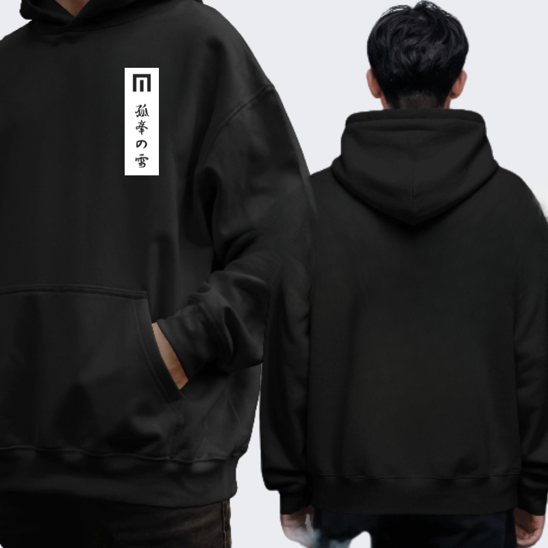 YORU ORIGIN | เสื้อฮู้ดอนิเมะ Koyuki Tribal สําหรับผู้ชาย Minimalist Simple S-XXXL