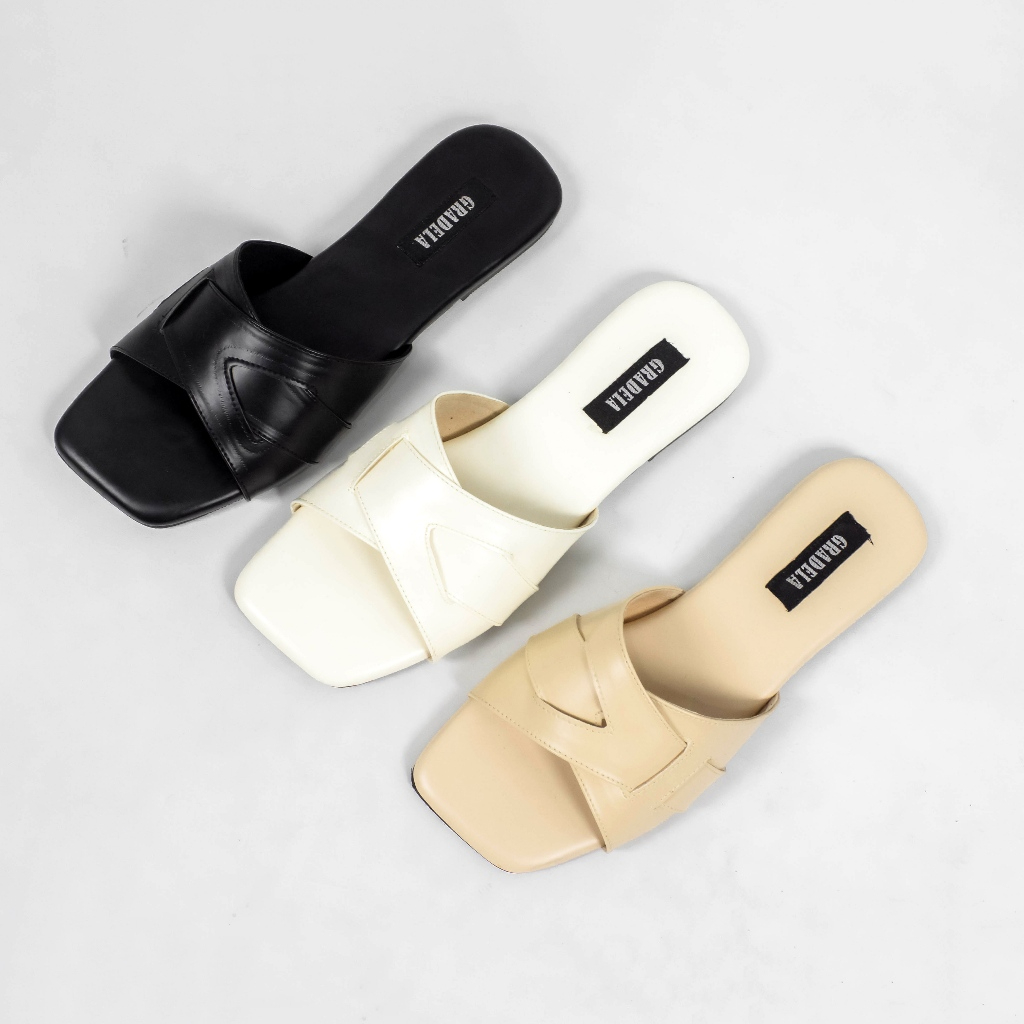 Gradela - LUNA Womens Flat Sandals Slip-On Sandals