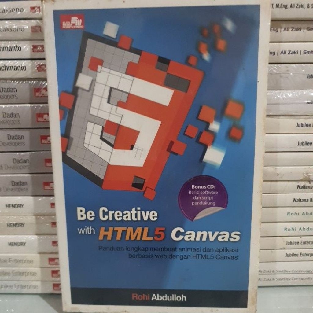 หนังสือต้นฉบับ BE CREATIVE WUTH HTML 5 CANVAS