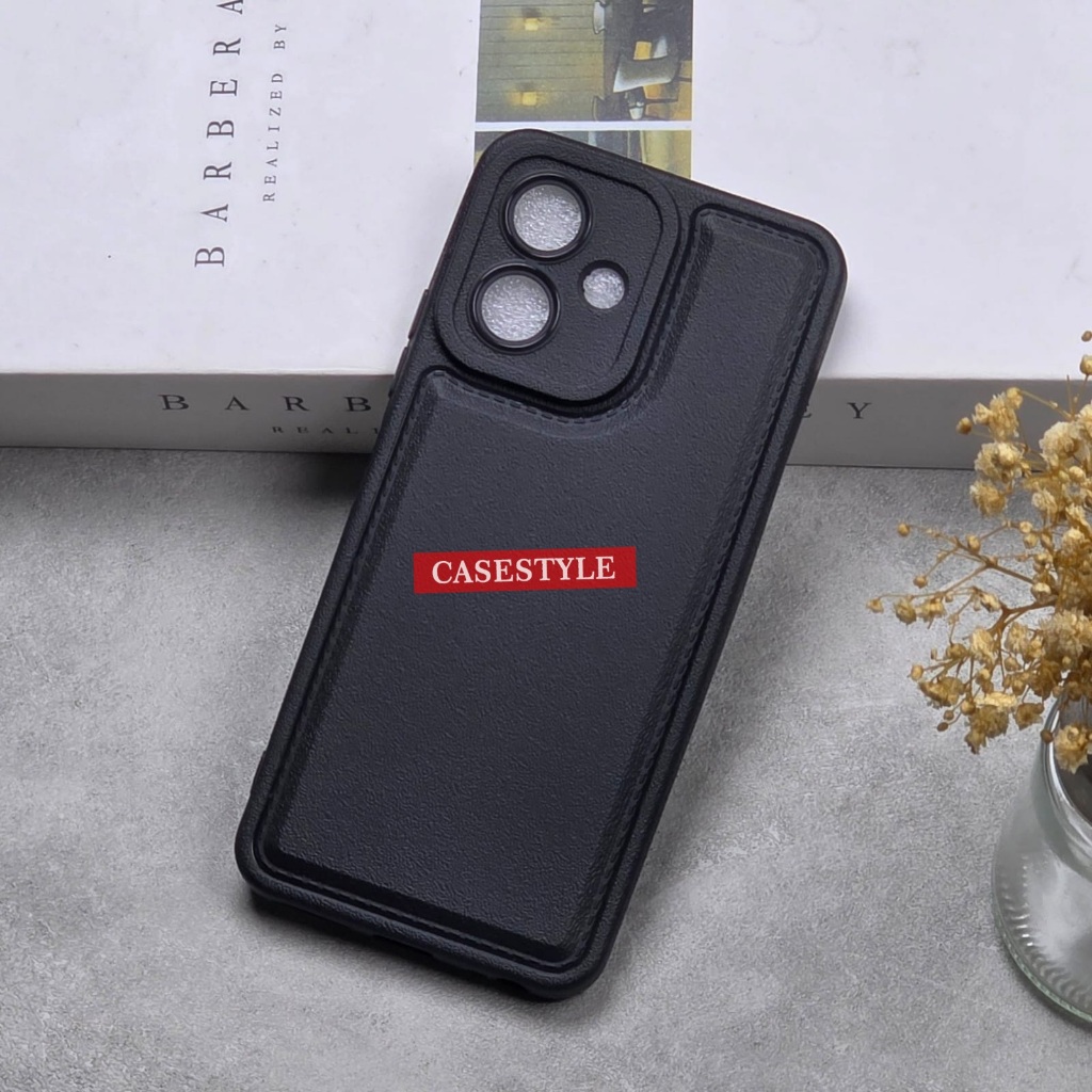 Tecno Spark GO 2 Tecno Spark GO 1 Tecno Spark GO 2023 Case Leather Pro Camera Black Case Tecno Spark