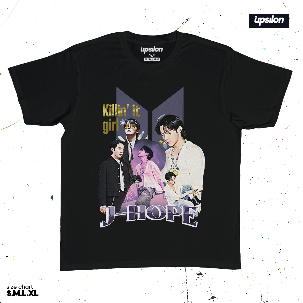 เสื้อยืด BTS JHOPE KILLIN IT GIRL KPOP - ขนาดปกติ | ใส่เครื่อง UPSILON