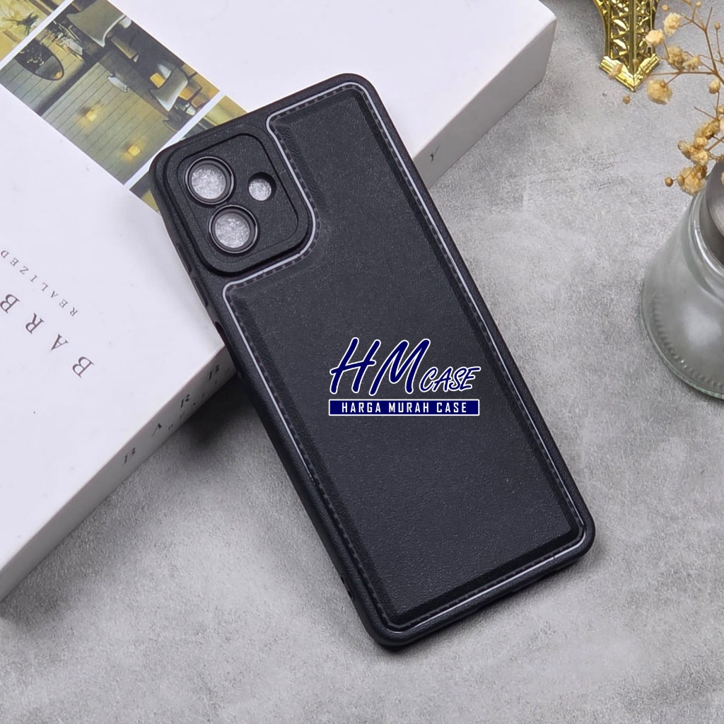 เคส Samsung A07 Pro Leather สีดํา Samsung A07