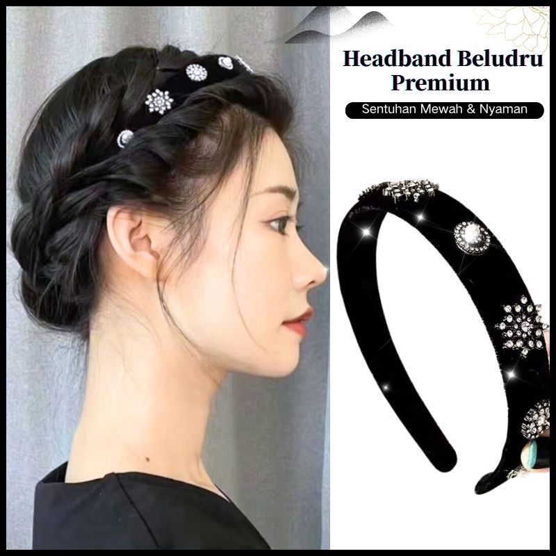 HIR-0551 HEAVY METAL CRYSTAL VELVET HEADSET - HEAVY METAL | ROYAL INDUSTRAIAL DESIGNS สําหรับ WEDDIN