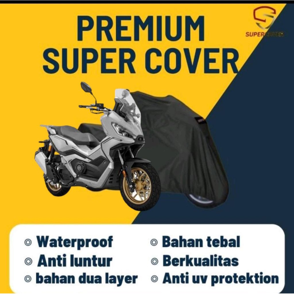 ผ้าคลุมรถมอเตอร์ไซค์ระดับพรีเมียม keeway XDV 180 Premium super cover หนาป้องกันรังสียูวีกรงเล็บป้องก