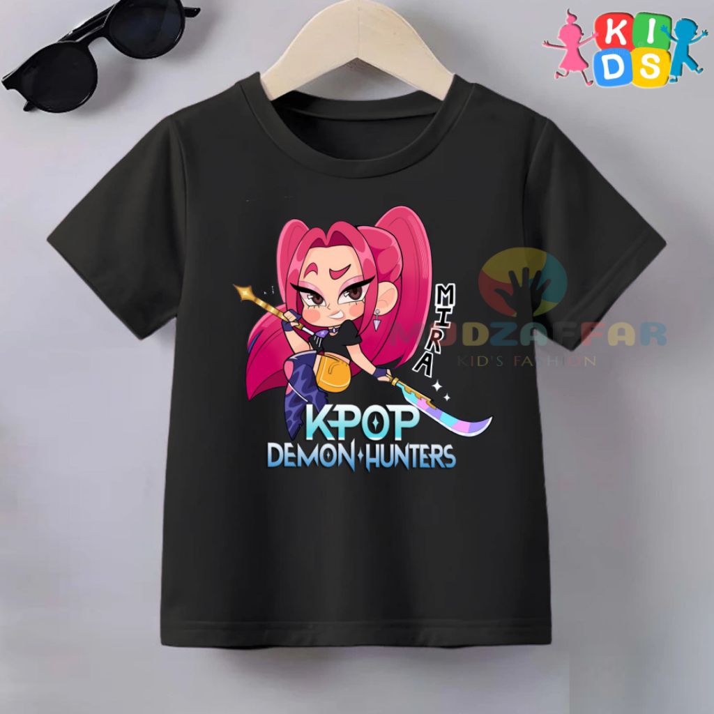 K-POP DEMON HUNTERS MIRA CHILDRENS เสื้อยืด MIRA K-POP DEMON HUNTERS CHILDRENS เสื้อยืด