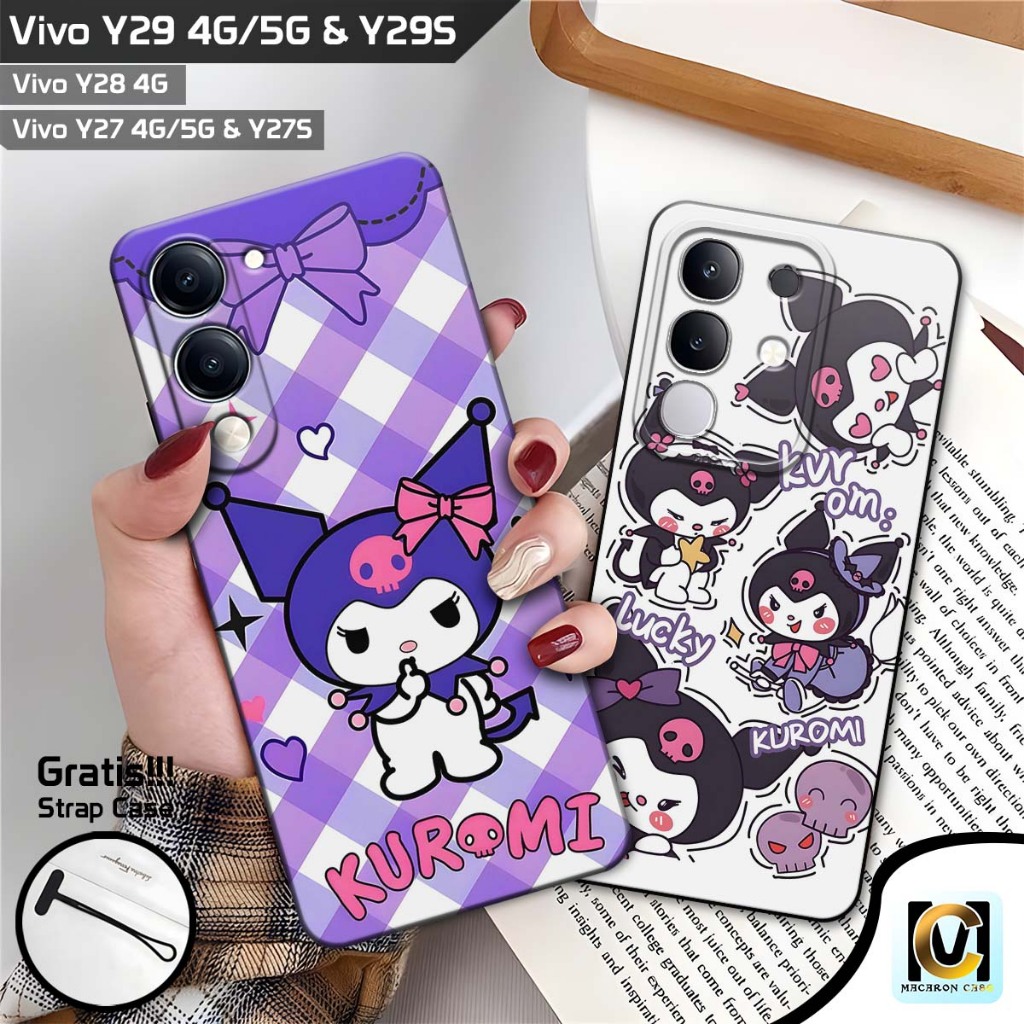 เคส Vivo Y29S & Y29 4G ล่าสุด 2025 Kuromi Motif | SoftCase HP Vivo Y29S / Vivo Y29 4G / Vivo Y29 5G 