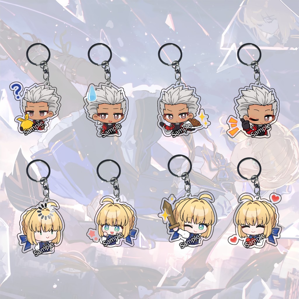 GANTUNGAN Honkai Star Rail HSR X FGO พวงกุญแจ ALL part 01 - Archer - saber- Ganci - พวงกุญแจ - อะนิเ