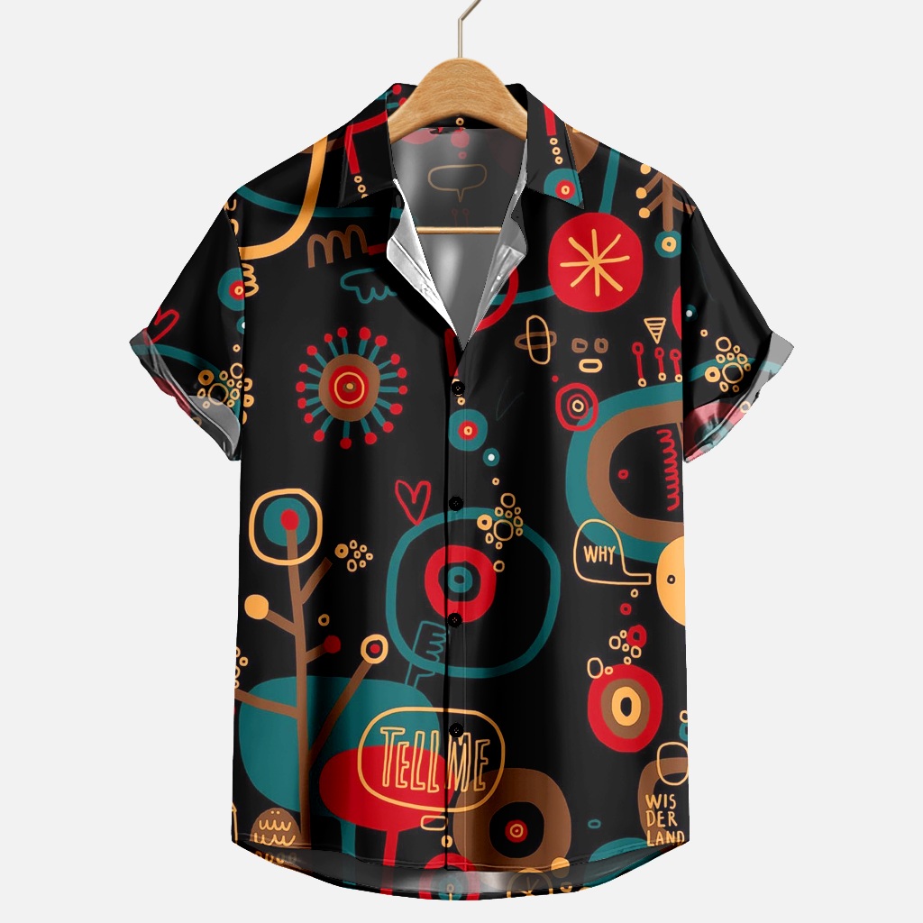 เสื้อเชิ้ตผู้ชาย KEMEJA - Abstract DG- ART010