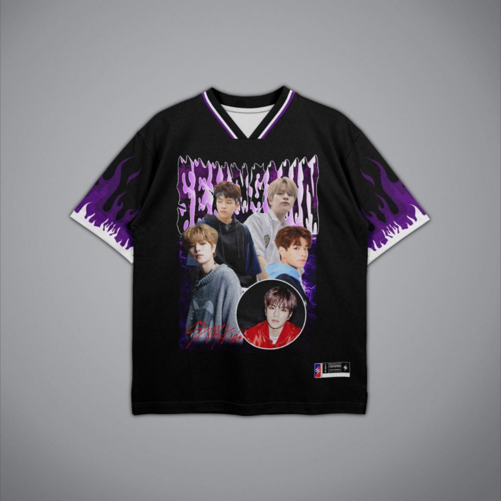 SEUNGMIN STRAYKIDS JERSEY OVERSIZE JERSEY KPOP