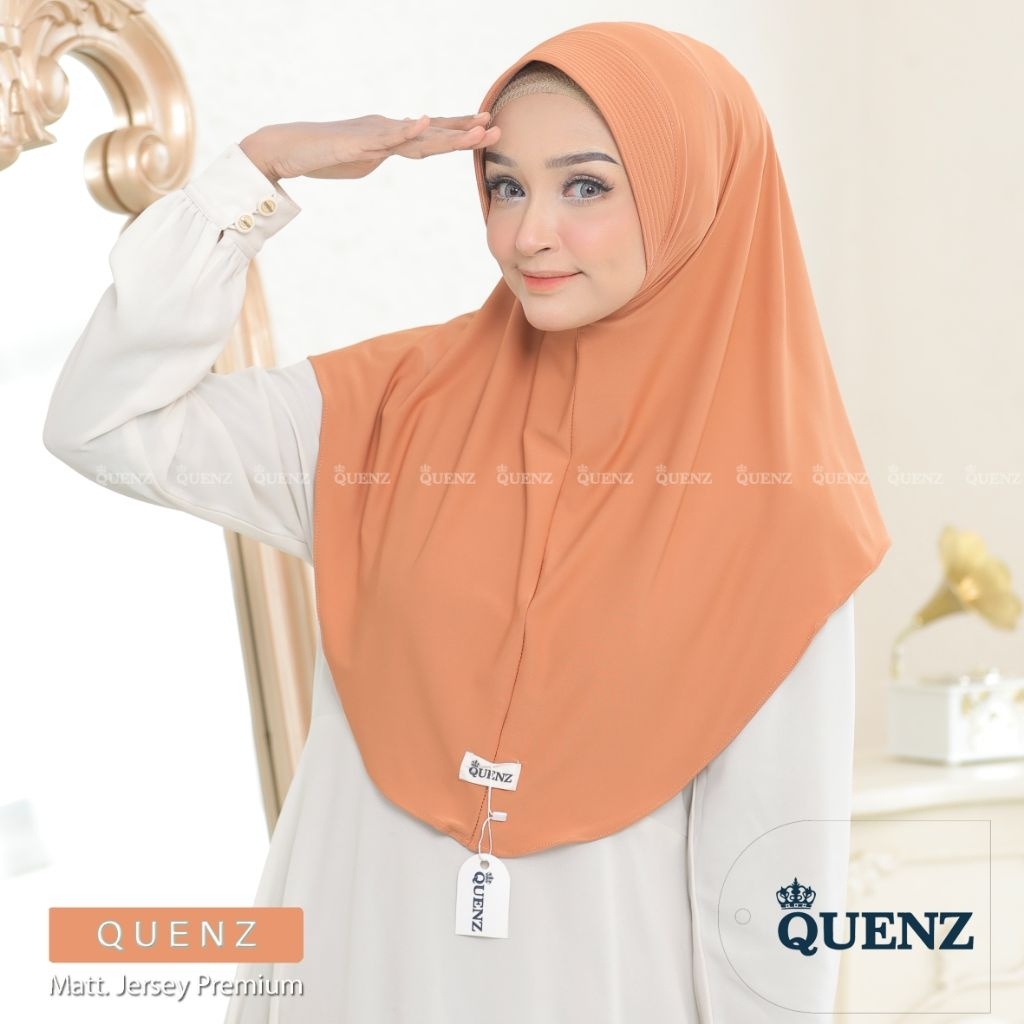 INSTANT BERGO HIJAB MATT JERSEY SUPER PREMIUM BY QUEENZ SIZE L