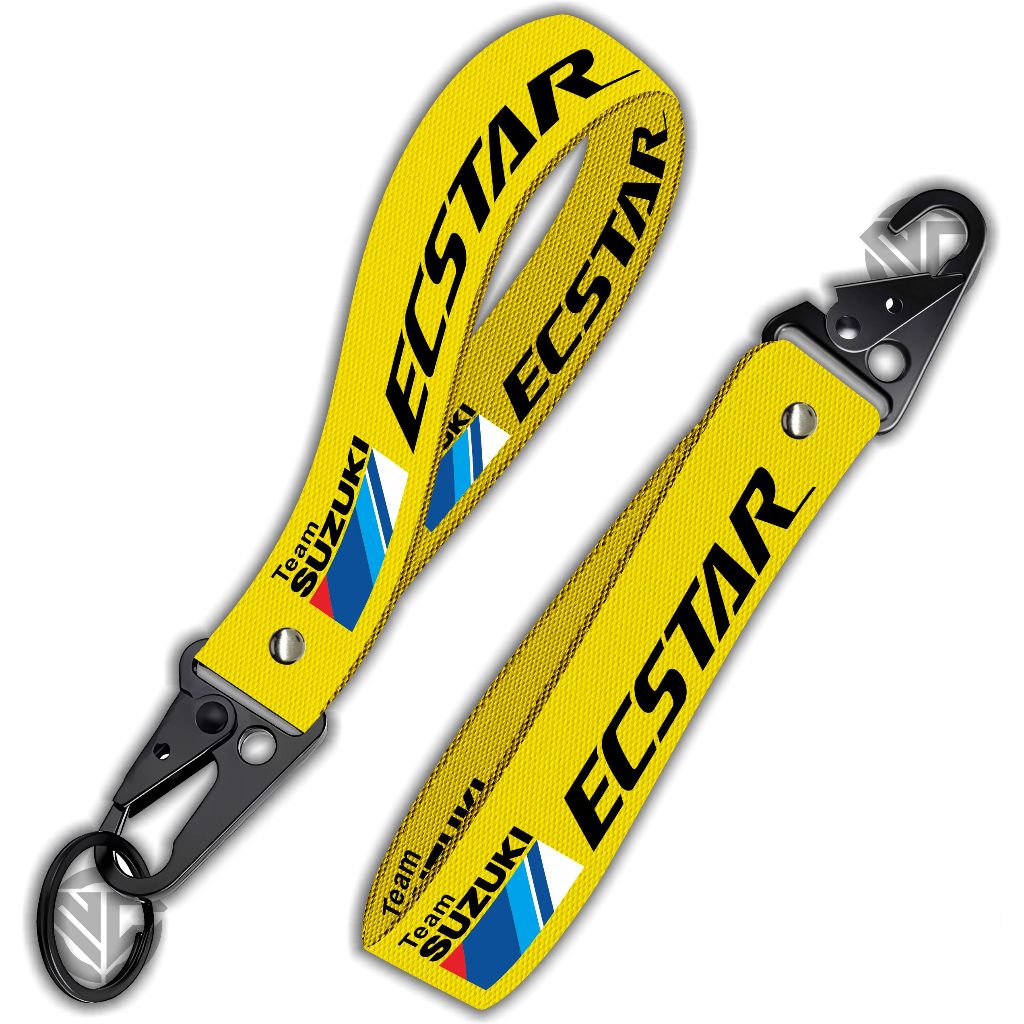 GANTUNGAN SUZUKI ECSTAR TEAM KEYCHAIN SUZUKI ECSTAR PREMIUM QUALITY TEAM KEYCHAIN