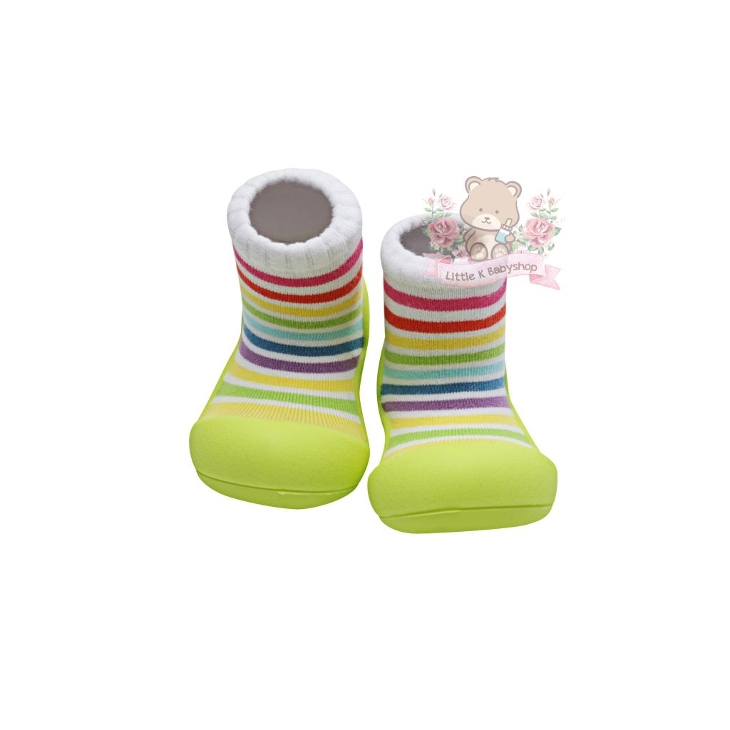 Attipas Rainbow Green / Attipas Baby Shoes / Attipas Baby Shoes Socks