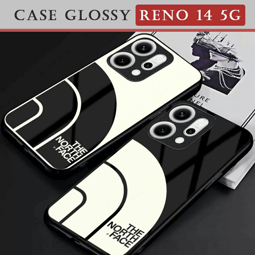 เคส HP สําหรับ Reno 14 5G [KK52] Reno 14F | ซอฟท์เคสกระจกเคลือบเงา | เคสกระจกอะคริลิค | กล้องโปรเทค 