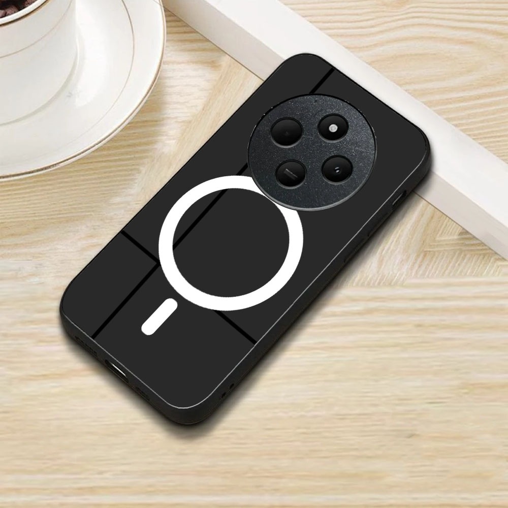 [M17] Redmi 14C Glass Softcase - Redmi 14C Glossy Case - เคส Redmi 14C - เคสมัน Redmi 14C