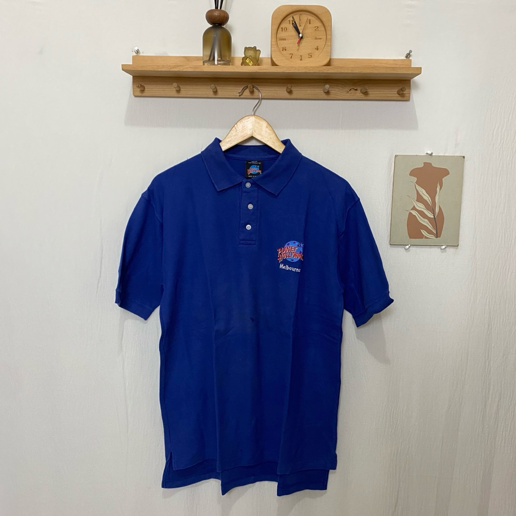 เสื้อโปโล Hollywood planet ของแท้ ไซส์ M