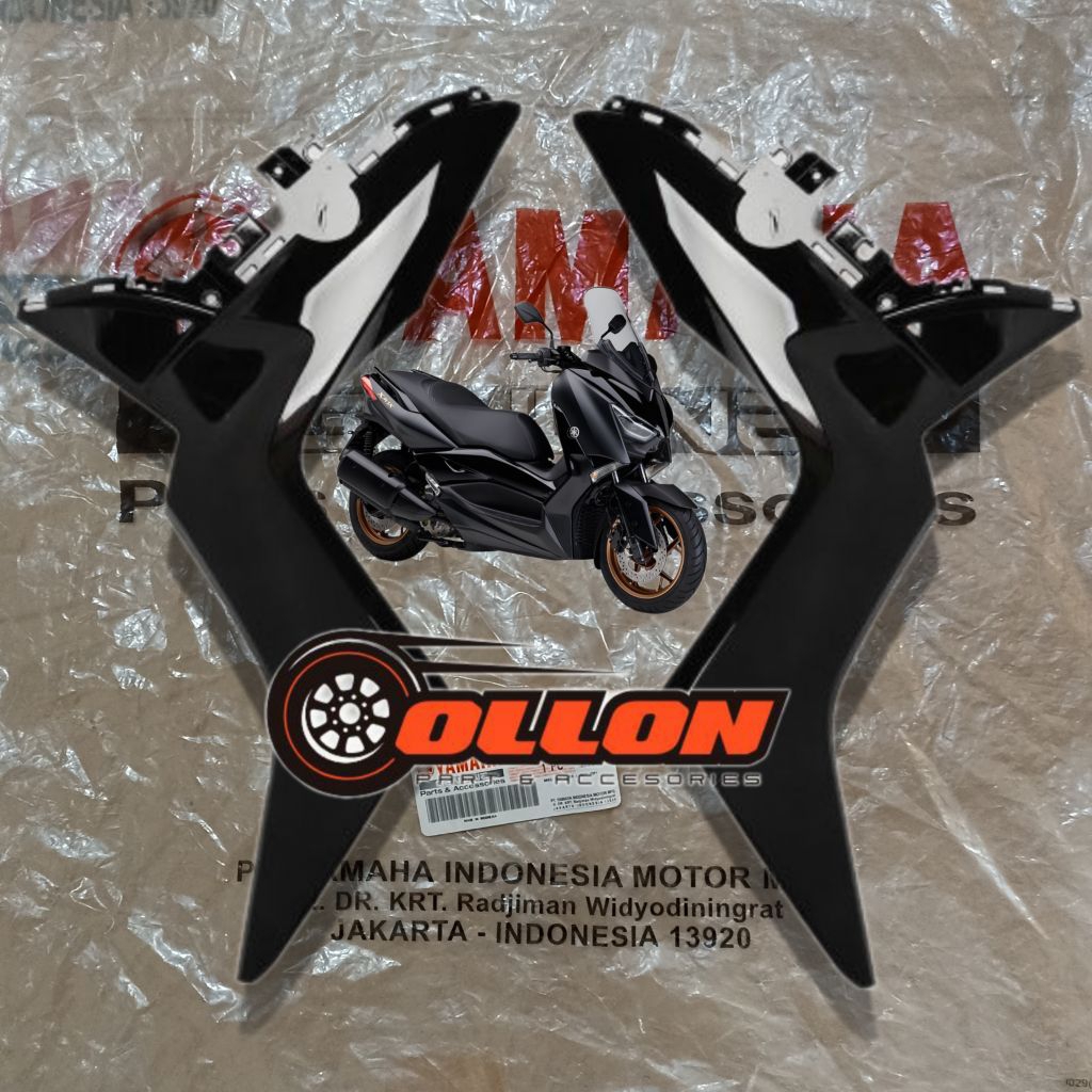 BODY, FRONT UNDER 1&2, BODY BOTTOM WINGS XMAX 250 V1 2017/2022 ORIGINAL YAMAHA B74-F835J-00-P2 B74-F