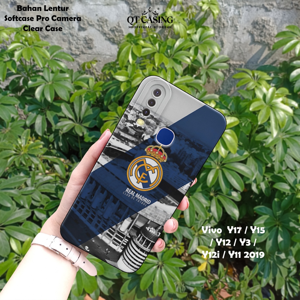 เคสสําหรับ Vivo Y17 / Y15 / Y12 / Y3 / Y12i / Y11 2019 – Football Club Motif Casing - Pro Camera Sof