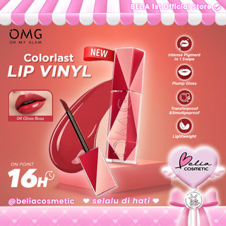 [ BELIA ] OMG OH MY GLAM Colorlast Lip Vinyl 2.5g | Transferproof Gloss Longlasting Intense Color