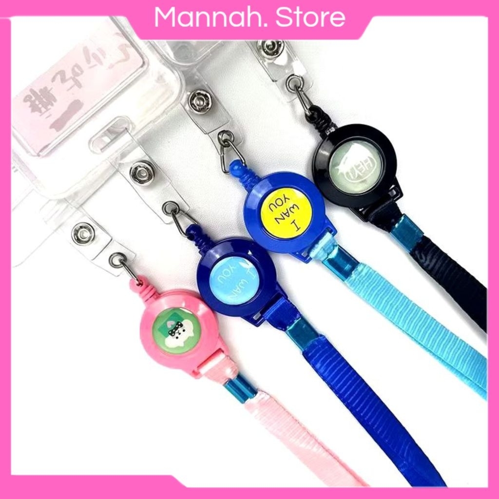 ป้ายชื่อ Id card Holder เกาหลีและสร้อยคอ ป้ายชื่อ ที่ใส่บัตร 2 so MX2545