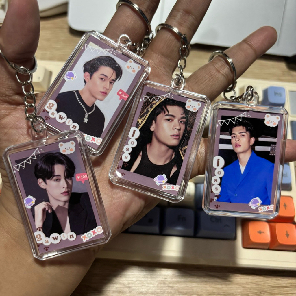 GANTUNGAN พวงกุญแจใส่โซ่ไทย joss ลวดgawin caskey jossgawin เลือดทอง gmmtv