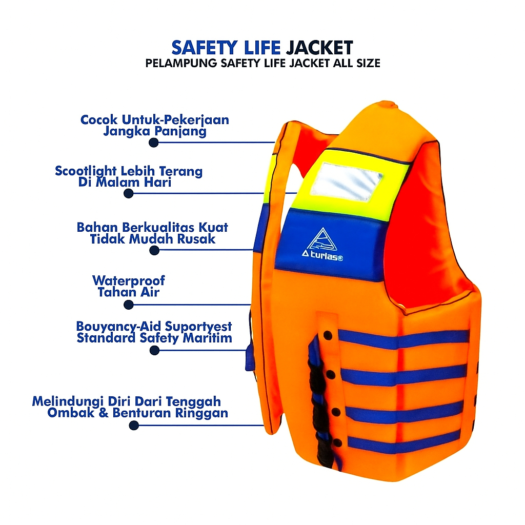 ATUNAS BUOY / LIFE VEST / ATUNAS BUOY สําหรับผู้ใหญ่และให้นมบุตร