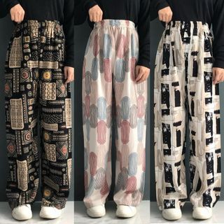 Celana Kulot Rayon Hommy Motif Remaja Kekinian Size M L XL XX Terlaris / Celana Kulot Rayon Highwaits Wanita Terbaru Bisa COD