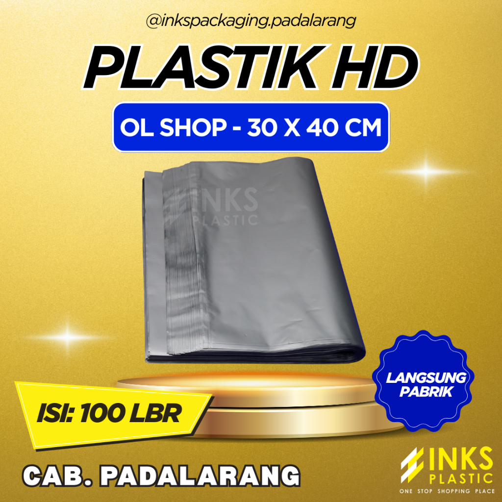 HD พลาสติก ONLINE SHOP OL SHOP 30 x 40 ซม