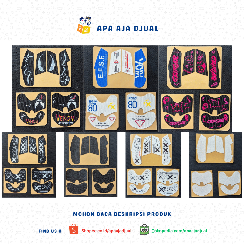 เทปกริปเทปกันลื่น Logitech G102 G103 G203 G304 G305 FULL BODY