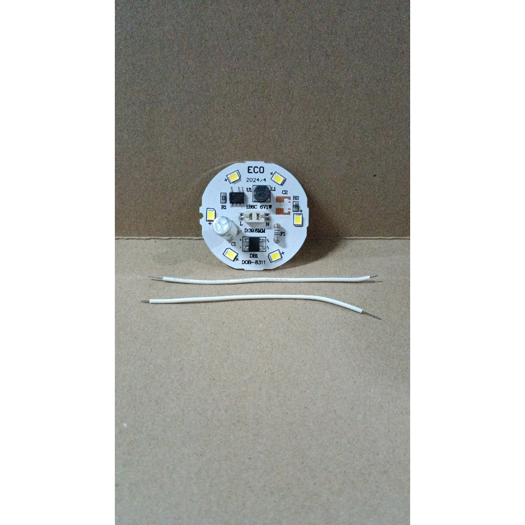 9040 ส่วนประกอบ pcb หลอดไฟ led pln ประกอบ 220v ac 7watt 7w 7 วัตต์