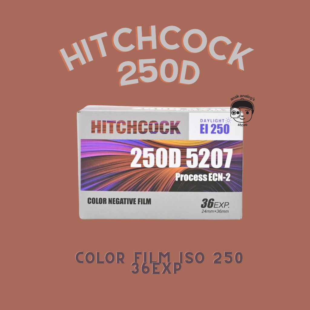Hitchcock 5207 250D 36Exp 35mm Cine Roll Film Color Negative Film
