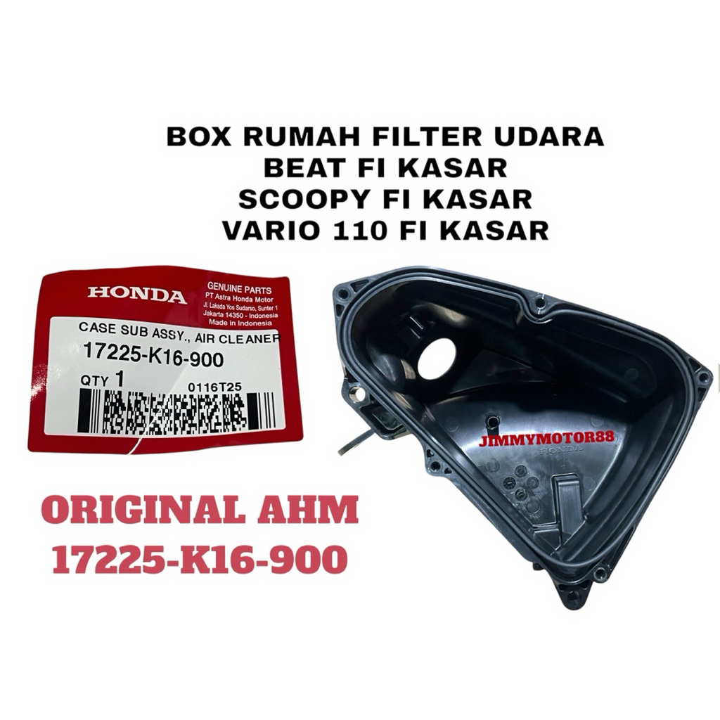 เครื่องกรองอากาศ HOUSING BOX BEAT FI STATER ROUGH SCOOPY FI ROUGH VARIO 110 FI ROUGH ORIGINAL AHM 17