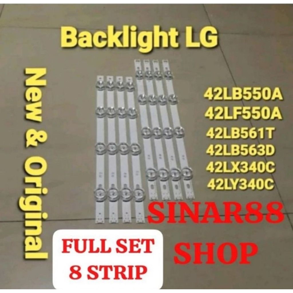 LG TV BACKLIGHT 42 INC 42LB550 42LF550 42LB561 42LB563 42LB582 42LY340 42LX340 42LB550A 42LF550A 42L