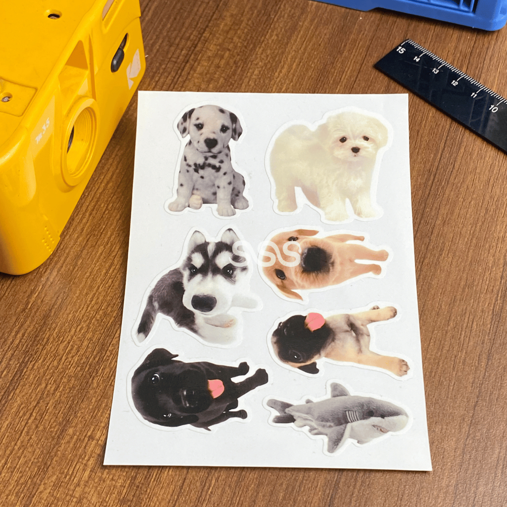 สติ๊กเกอร์ PUPPY / สติ๊กเกอร์ AESTHETIC / สติ๊กเกอร์ MACBOOK / สติ๊กเกอร์ SUNDAY STUFF