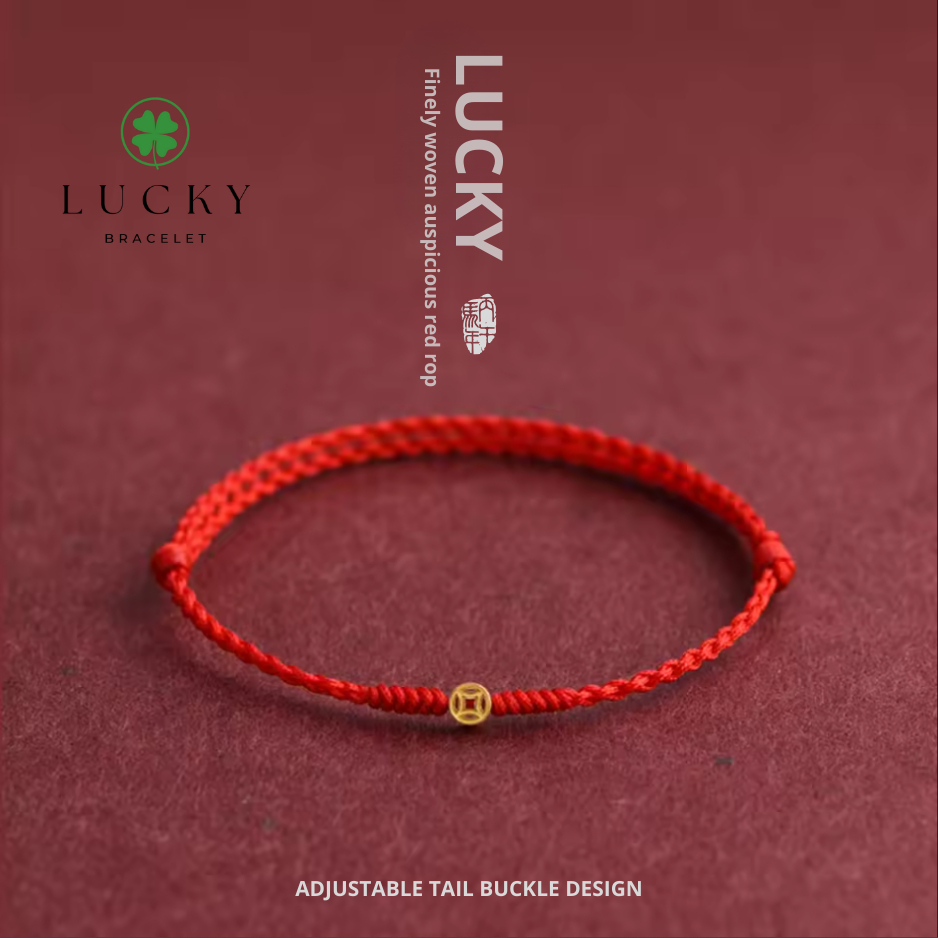 LUCKY BRACELET - LUCKY MONEY BRACELET 4 STRING ADJUSTABLE ORIGINAL HANDMADE QUALITY