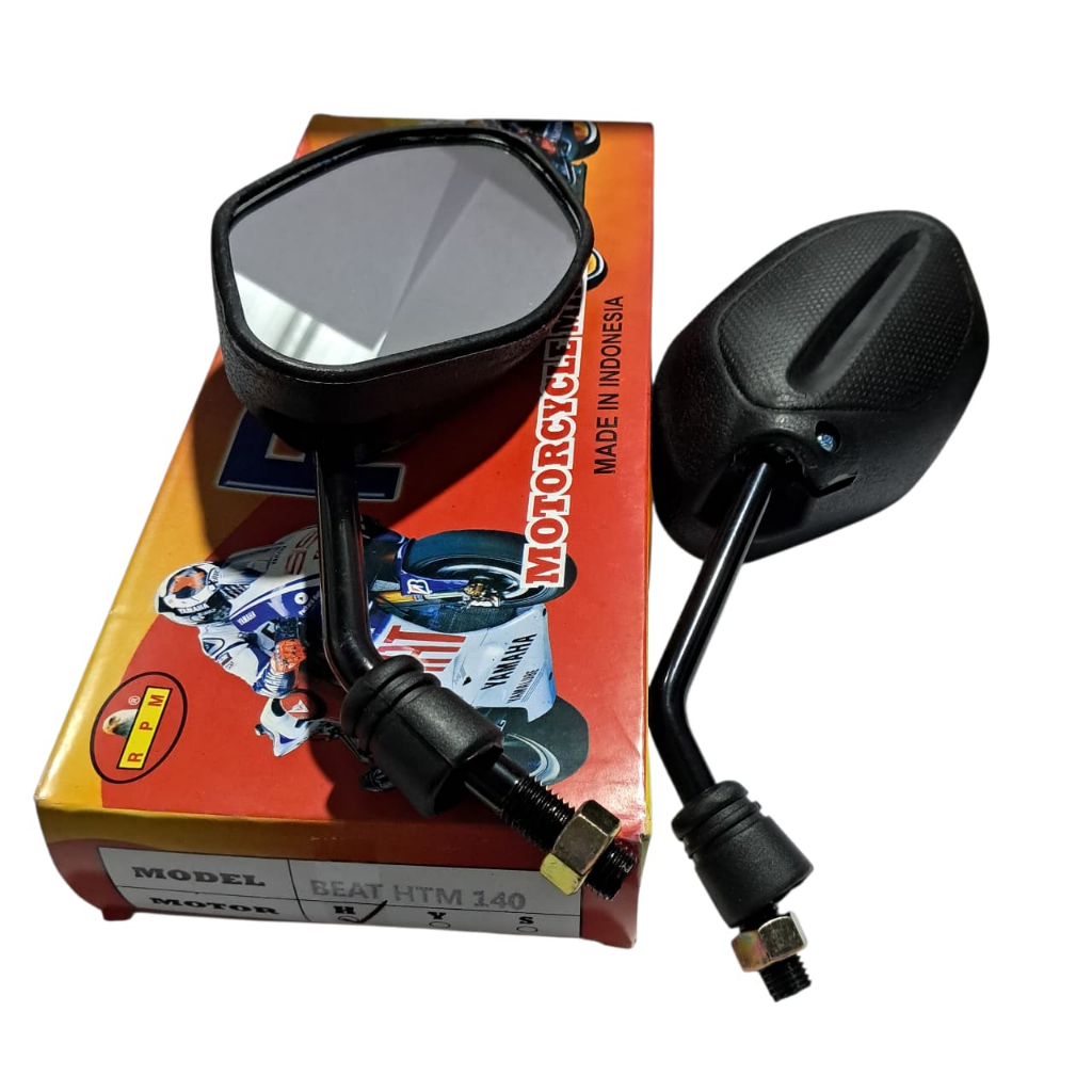กระจกมองหลังมาตรฐานสําหรับ Beat (Honda Fiber) - RPM กระจกมอเตอร์ไซค์
